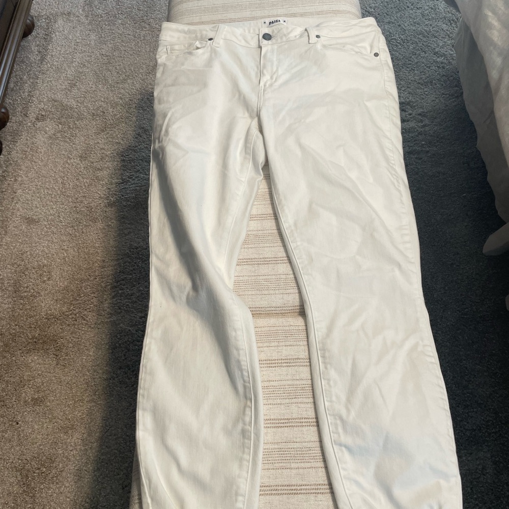 Paige white jeans size 32